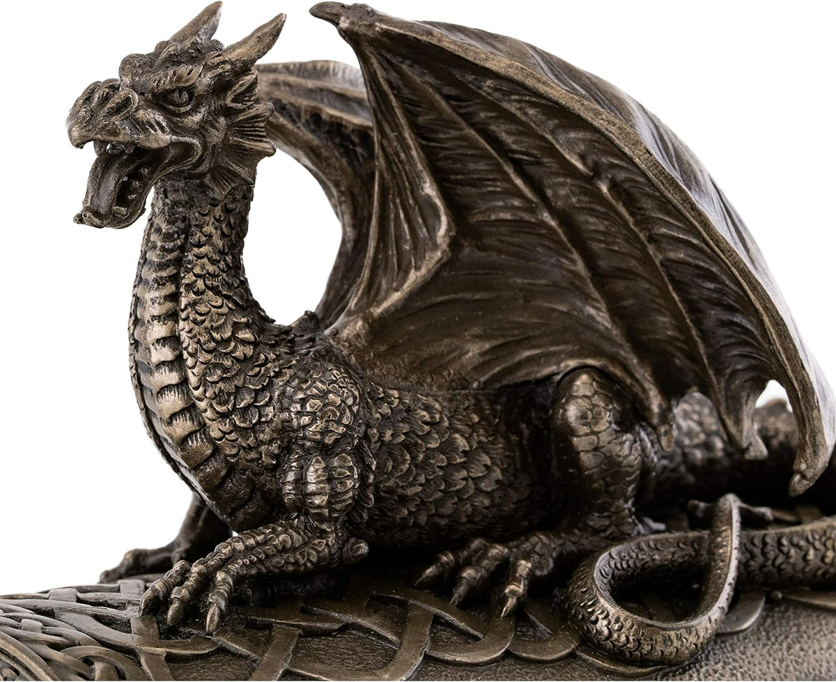 7-Inch Cold Cast Bronze Jewelry Box G69420