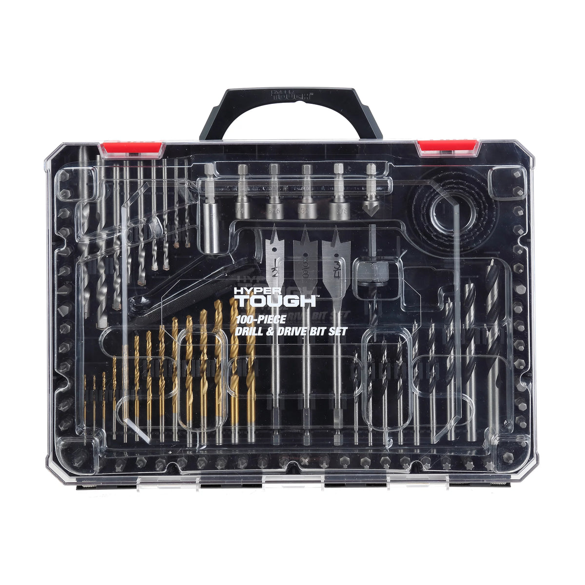 100 Piece Steel Drill Screwdriver and Nut Driver Bits Set F928781