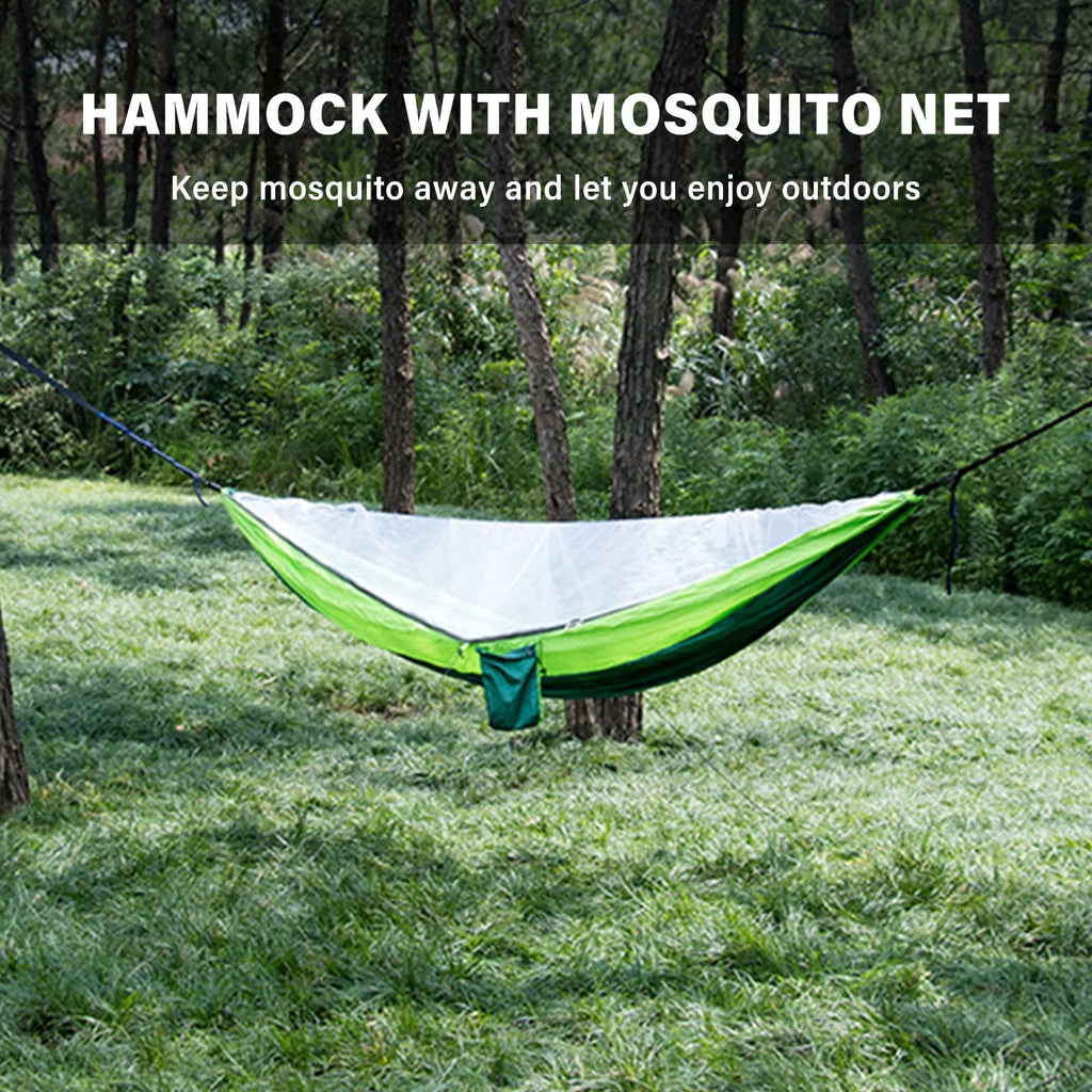 300kg Load Capacity Hammock with Mosquito Net J439