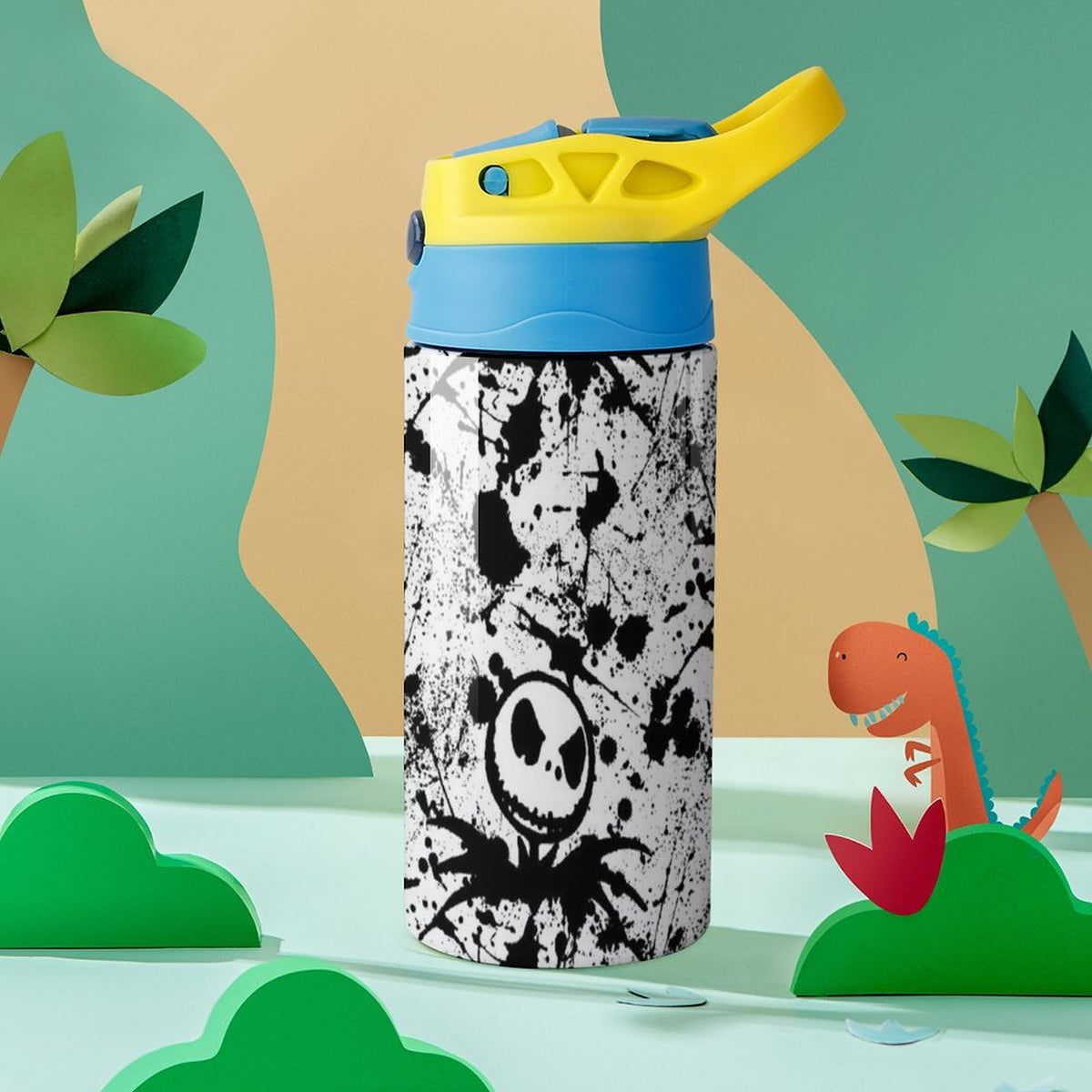 Insulated Stainless Steel Water Bottle with Straw M8507