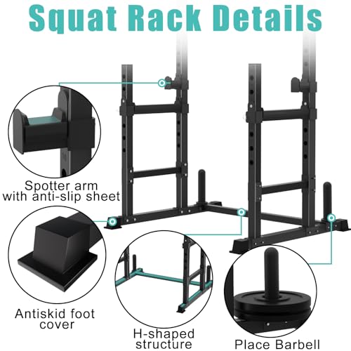 Adjustable Squat Rack & Bench Press Stand H23228