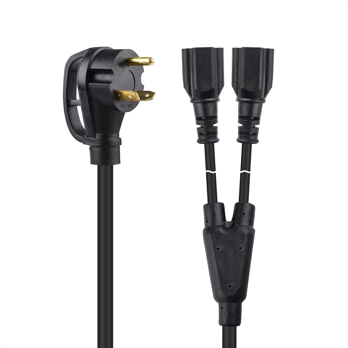 3 Prong 30 Amp Male to 20 Amp Female Adapter 2.5 Feet Pack of 2 C6887