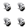 4 Swivel Bolt Caster with Top Lock Brake I347768