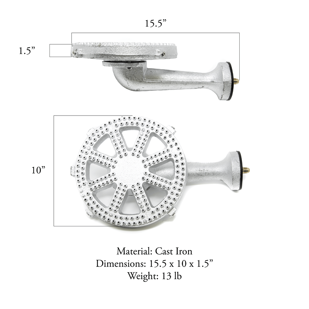 Cast-Iron Propane Burner Head Z695679
