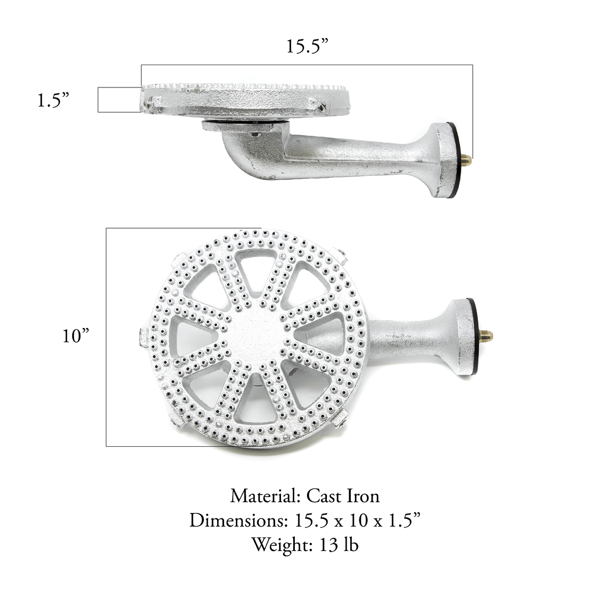 Cast-Iron Propane Burner Head Z695679