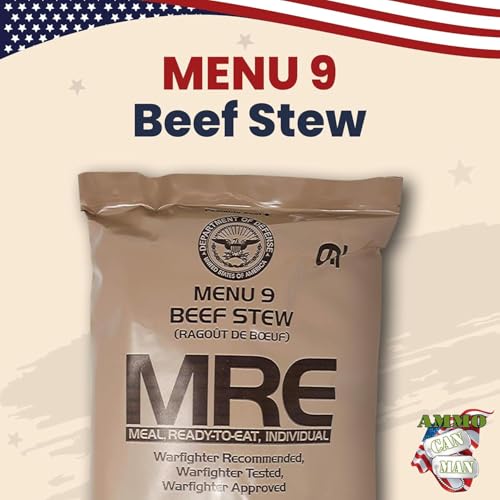 Pack of 4 MRE Emergency Food Rations J56954