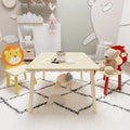 Kids Table & Chair Set, 3 Pieces Solid Wood B6751