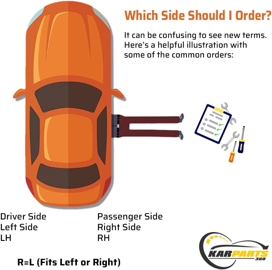 Pair Black Housing Headlight for Dodge Durango 2014 2015 S19929