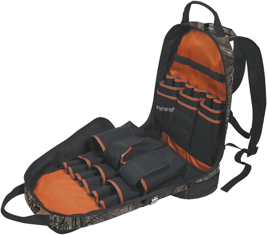 Heavy Duty Tool Bag Backpack with 39 Pockets B28594