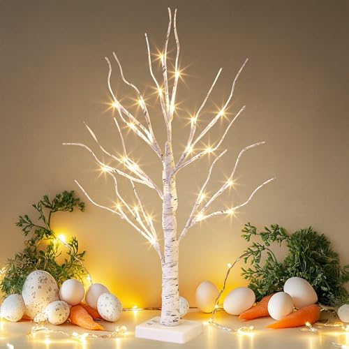 108 Led 8 Modes Lighted Birch Tree P565