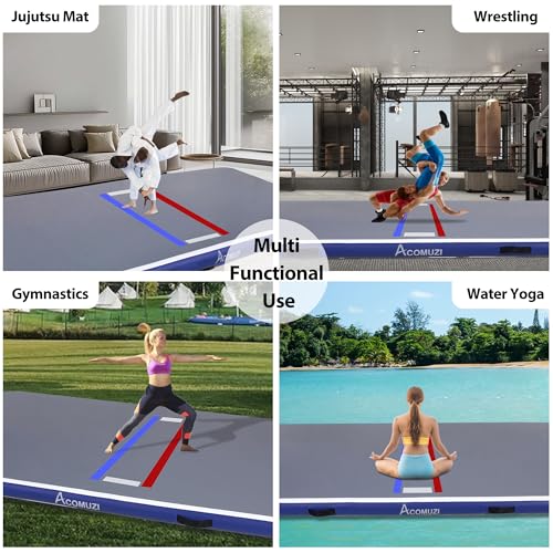 Gray Inflatable Wrestling Mat 10FT/5FT S231