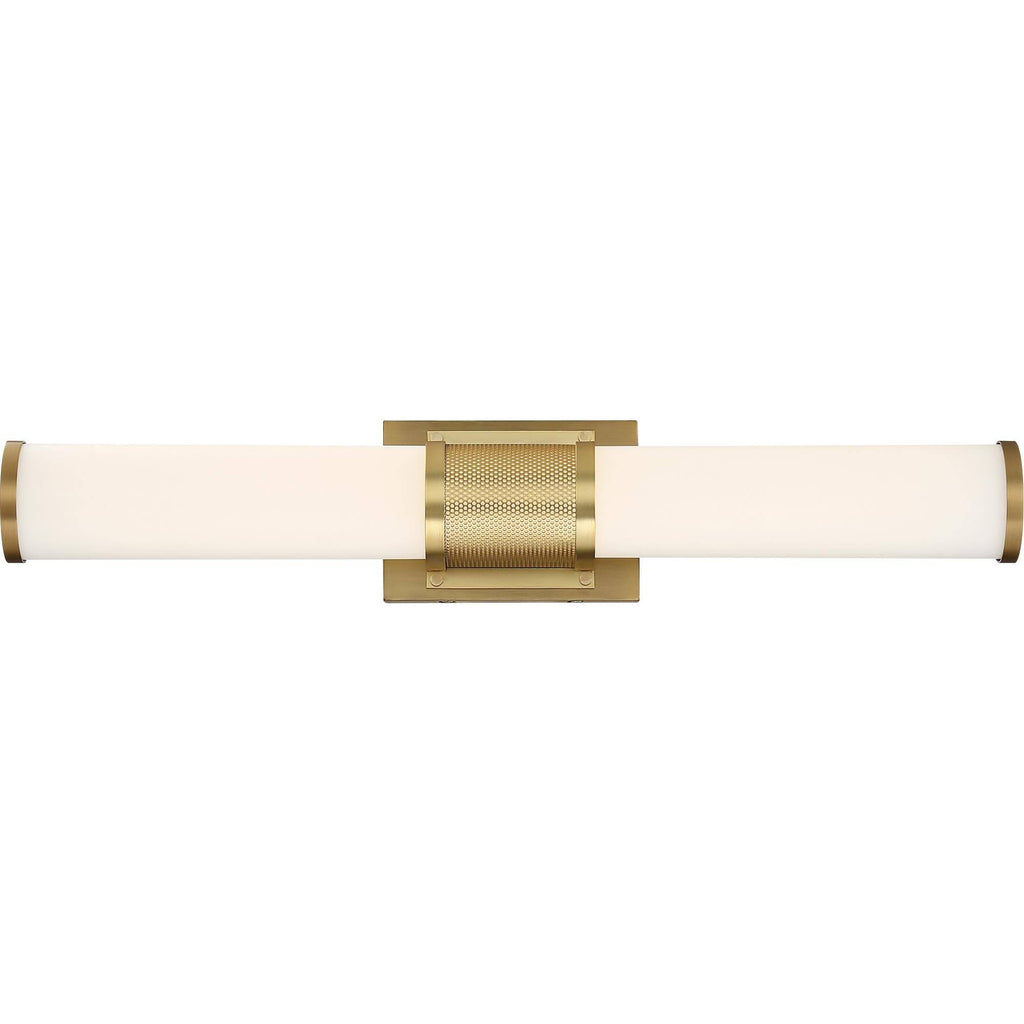 Brushed Brass LED Vanity with Frosted Lens P606808