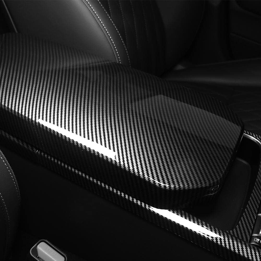 Carbon Fiber Armrest Panel Cover Trim Pack of 2 U98583