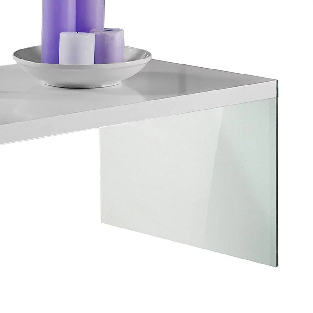 Contemporary Tempered Glass Coffee Table Y93275
