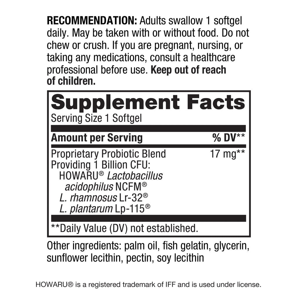 Probiotic Pearls Softgels 30 Count A278