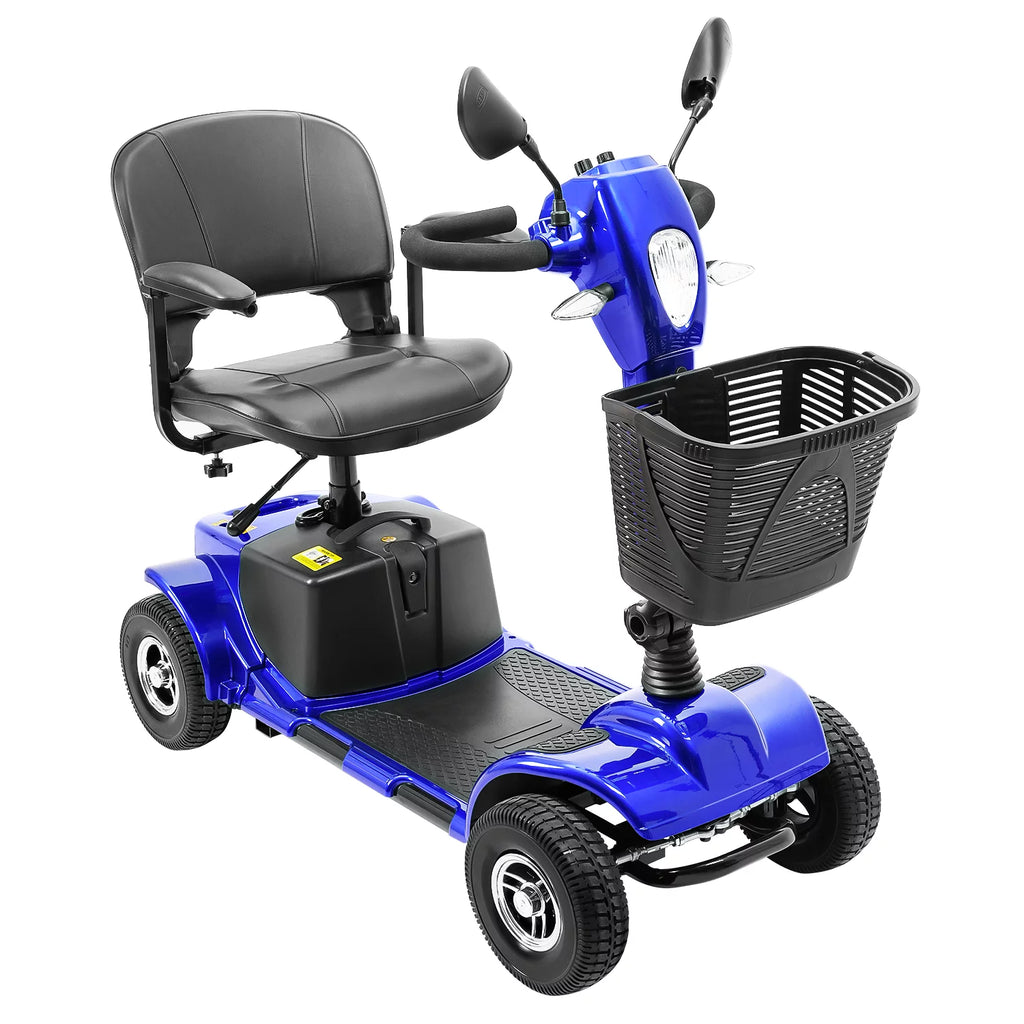 4 Wheel Electric Powered Mobility Scooter Blue R101