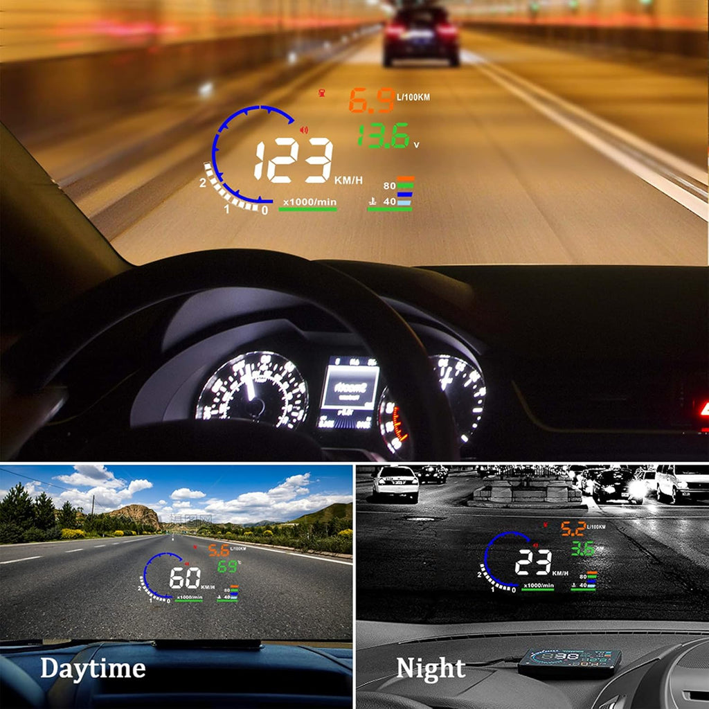 5.5 inches Multi Color Car HUD Head up Display O404630