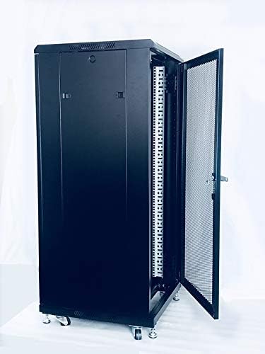 27U Network Server Cabinet 600mm Deep Steel Structure H13376