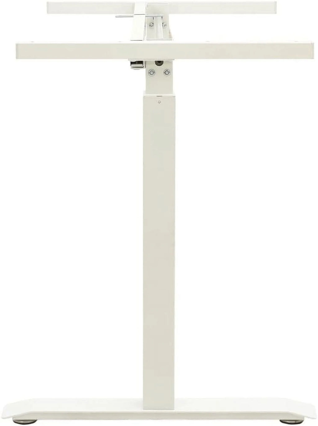 White Adjustable Standing Desk Frame with Crank System E895727