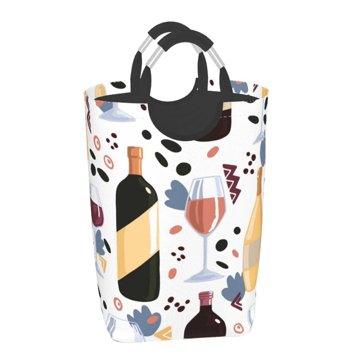 Large Canvas Fabric Collapsible Laundry Hamper G20278