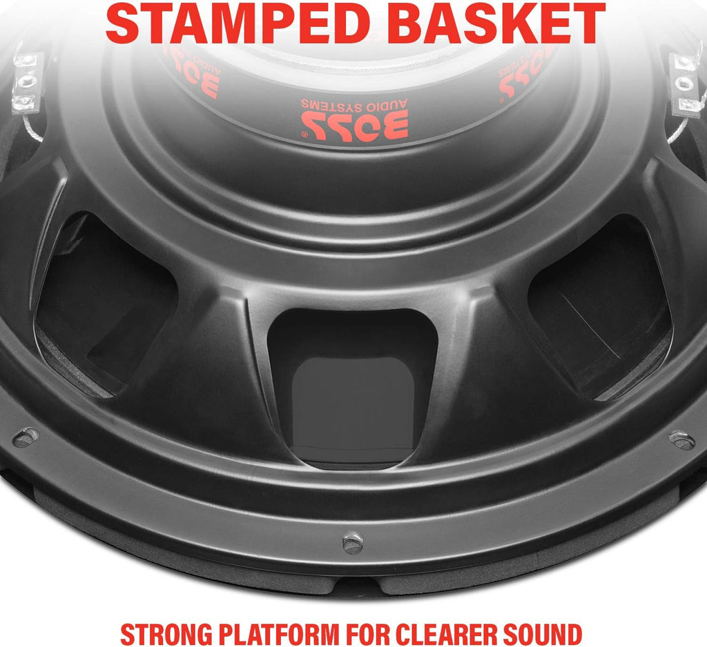 12 Inch Car Subwoofer, 1200 Watts, Dual 4 Ohm Voice Coil, Pack of 2 V6797