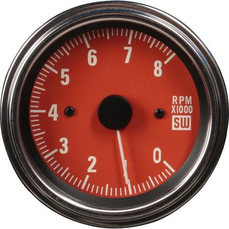 Red 0-8K RPM Tachometer C356538