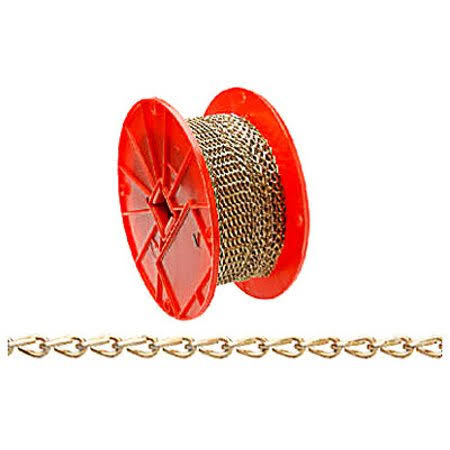 Double Jack Chain #16 by 200 Foot Zinc Plated Steel C54453
