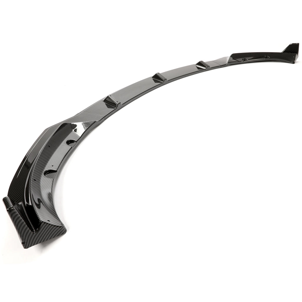 Carbon Fiber Printing Front Bumper Lower Lip Splitter Kit 3PCS I738