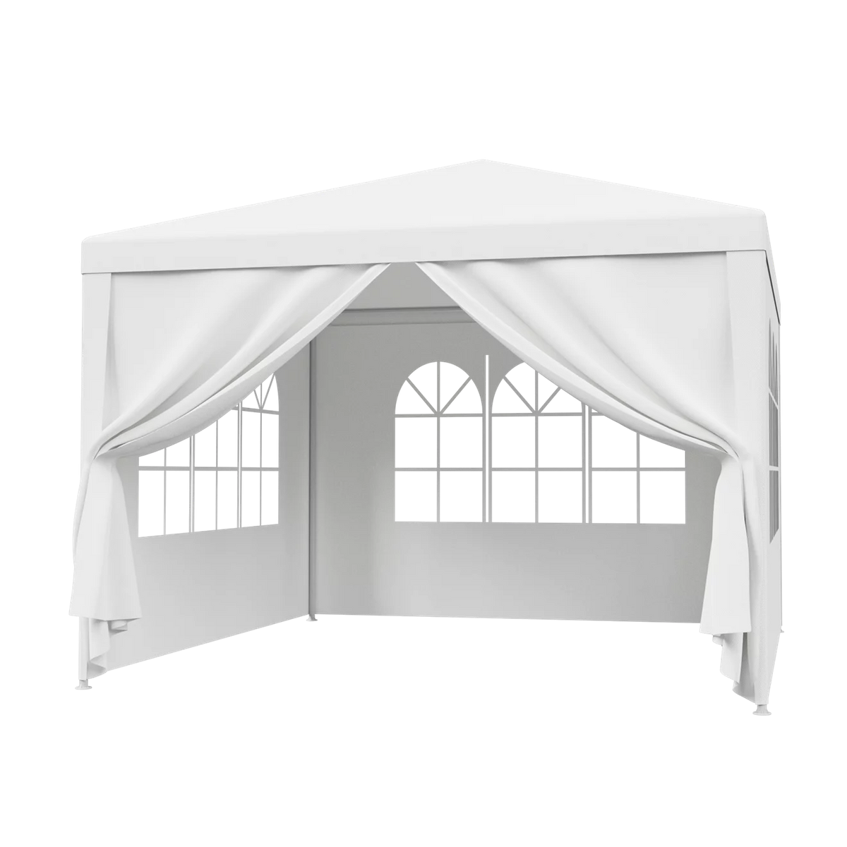 10 x 10 ft White Canopy Tent M24296