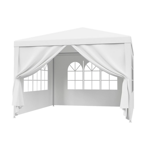 10 x 10 ft White Canopy Tent M24296