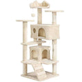 Plush Cat Tree with 2 Condos O661