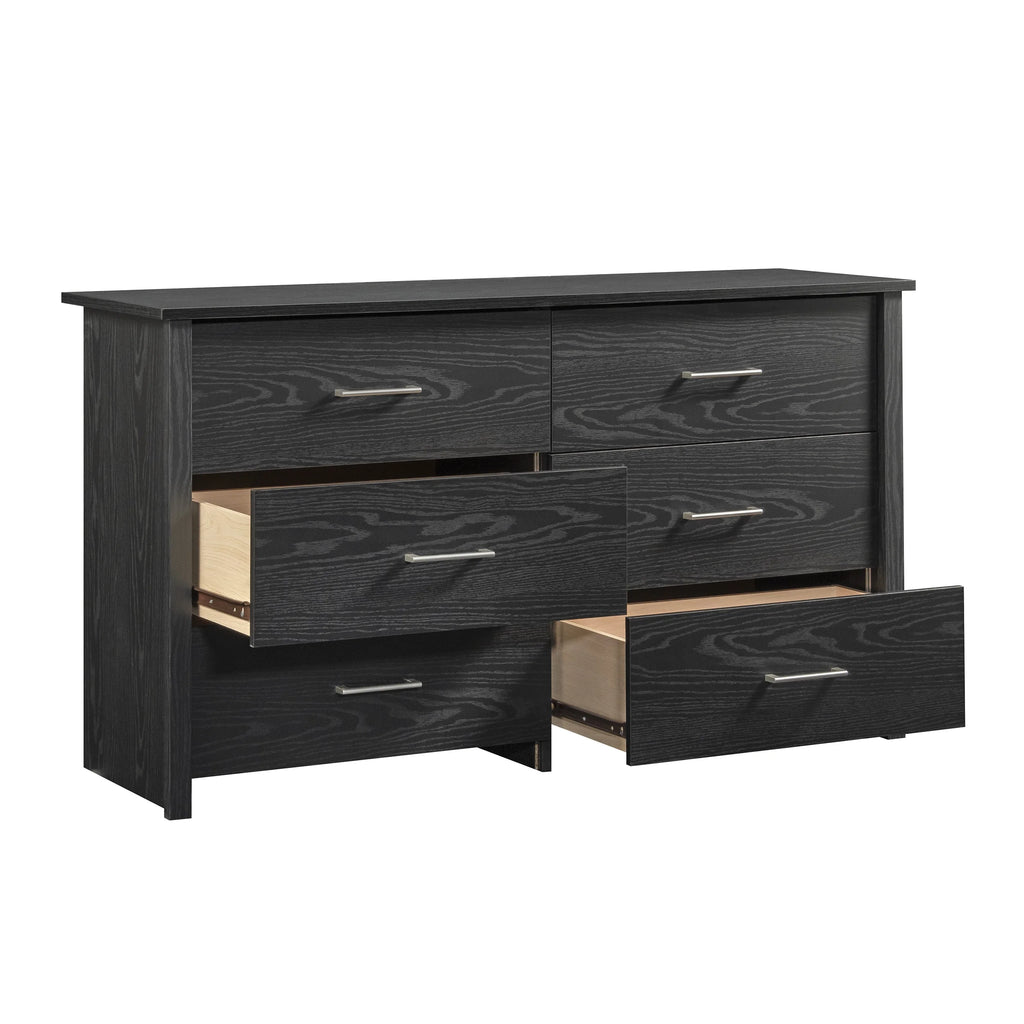 Soft White 6-Drawer Dresser M12541