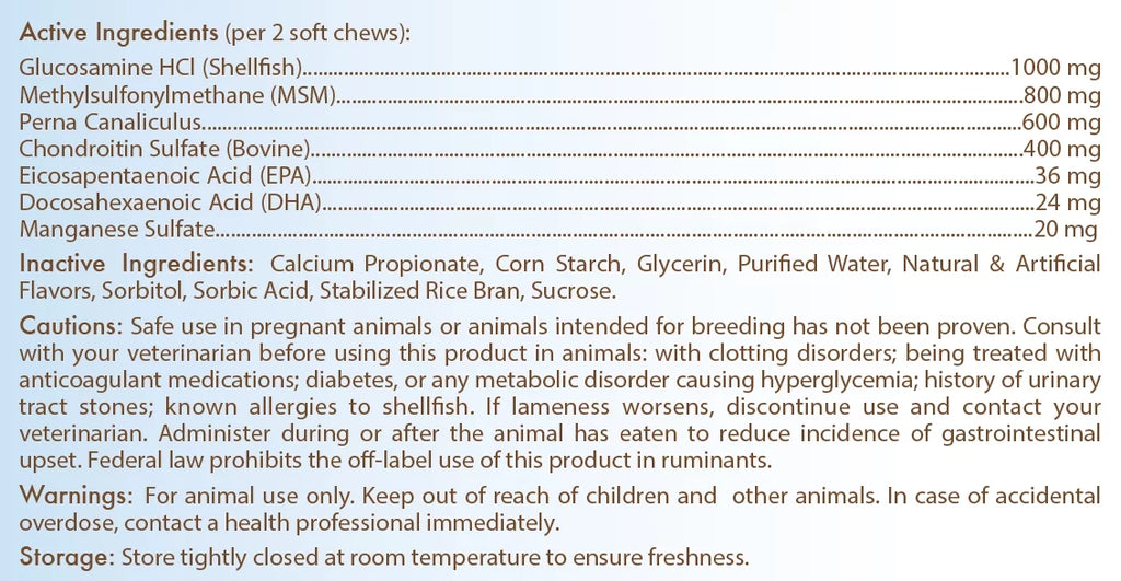 Dog Hip & Joint Support Soft Chews 50 Count D38693
