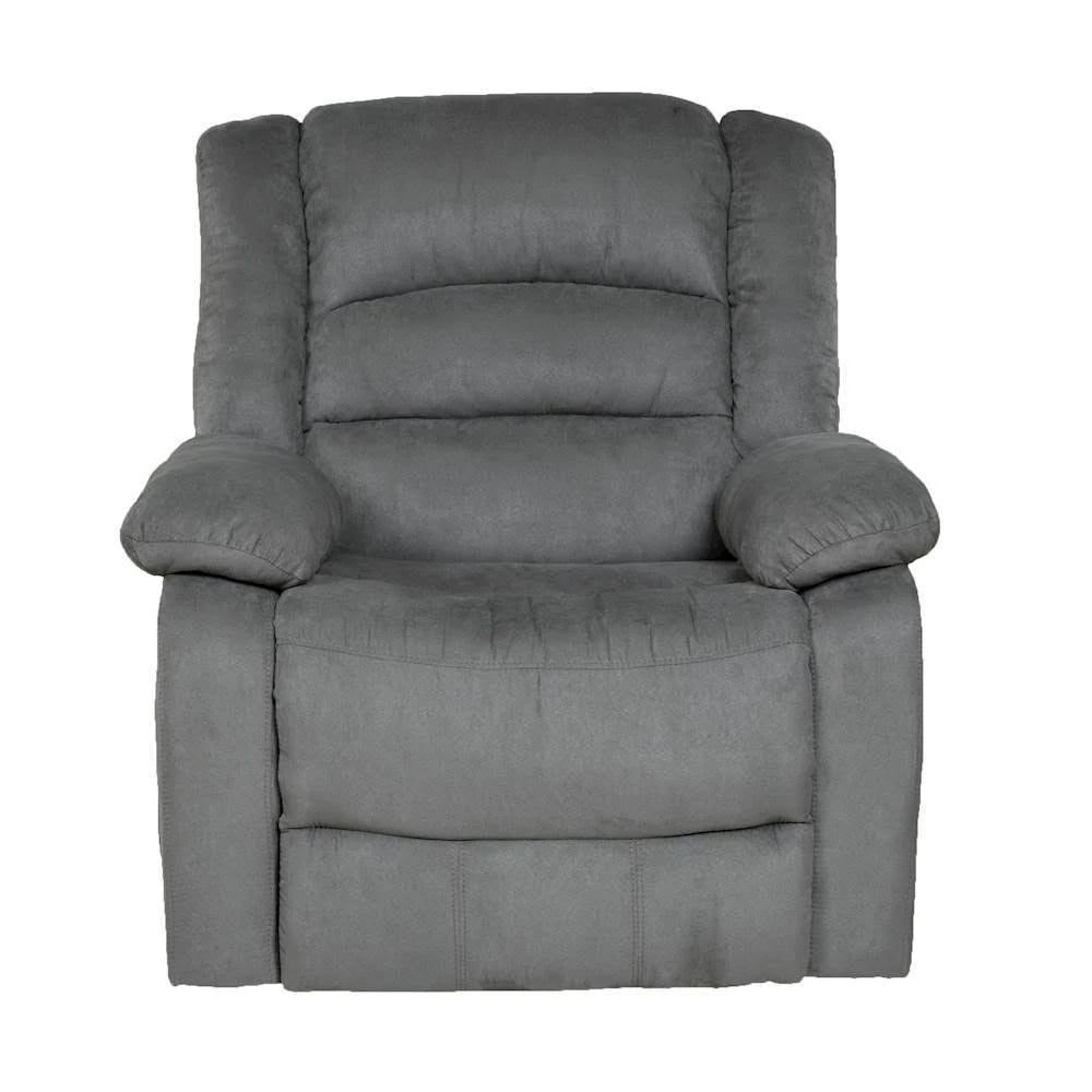 Gray Massaging Rocker Recliner Y838