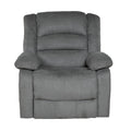 Gray Massaging Rocker Recliner Y838
