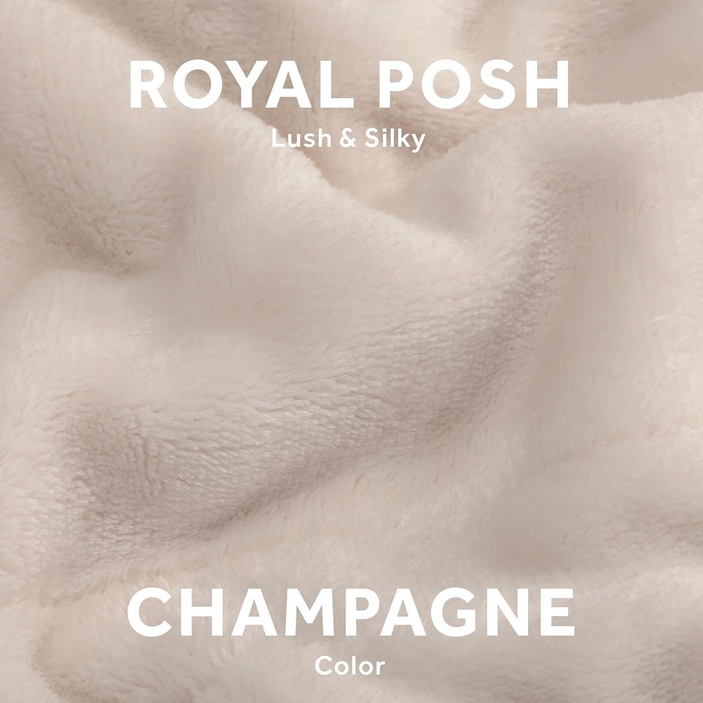 Champagne Heated Blanket Twin D3700
