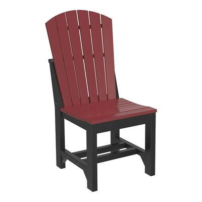 Cherrywood/Black Adirondack Bar Height Patio Dining Chair Q8758