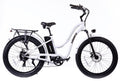 White 26" x4.0 Fat Tire Electric Bicycle W161349