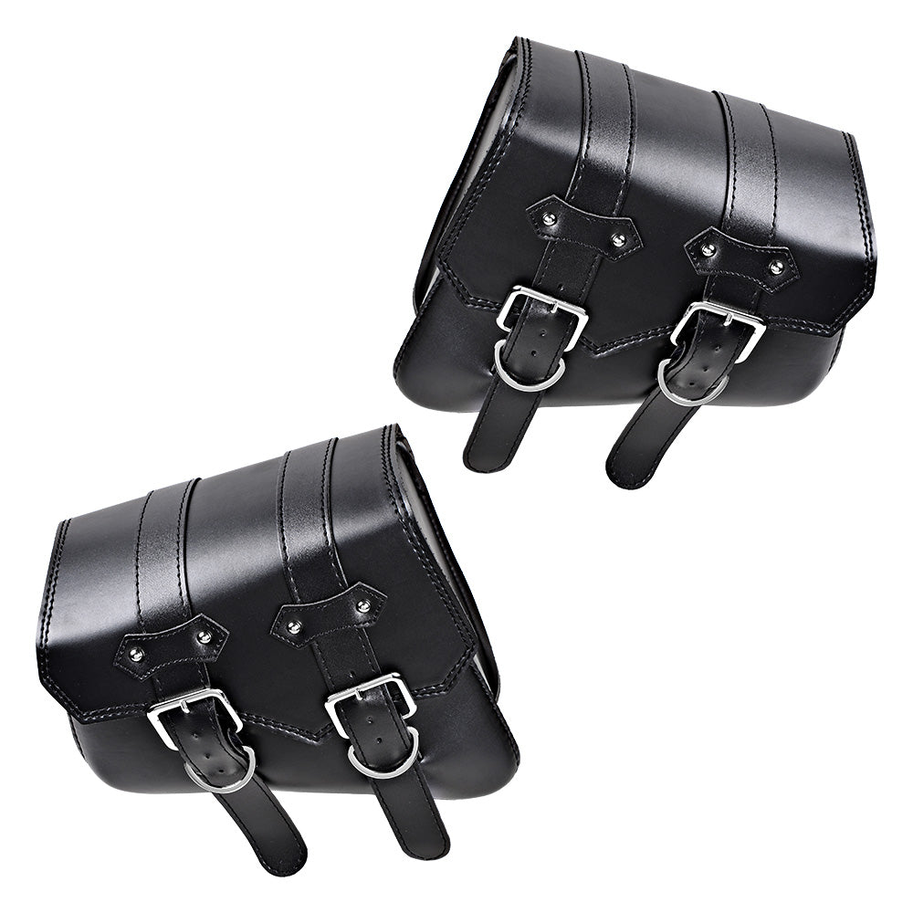 Black Left & Right Side Saddlebag Swingarm Saddle Bags P611186
