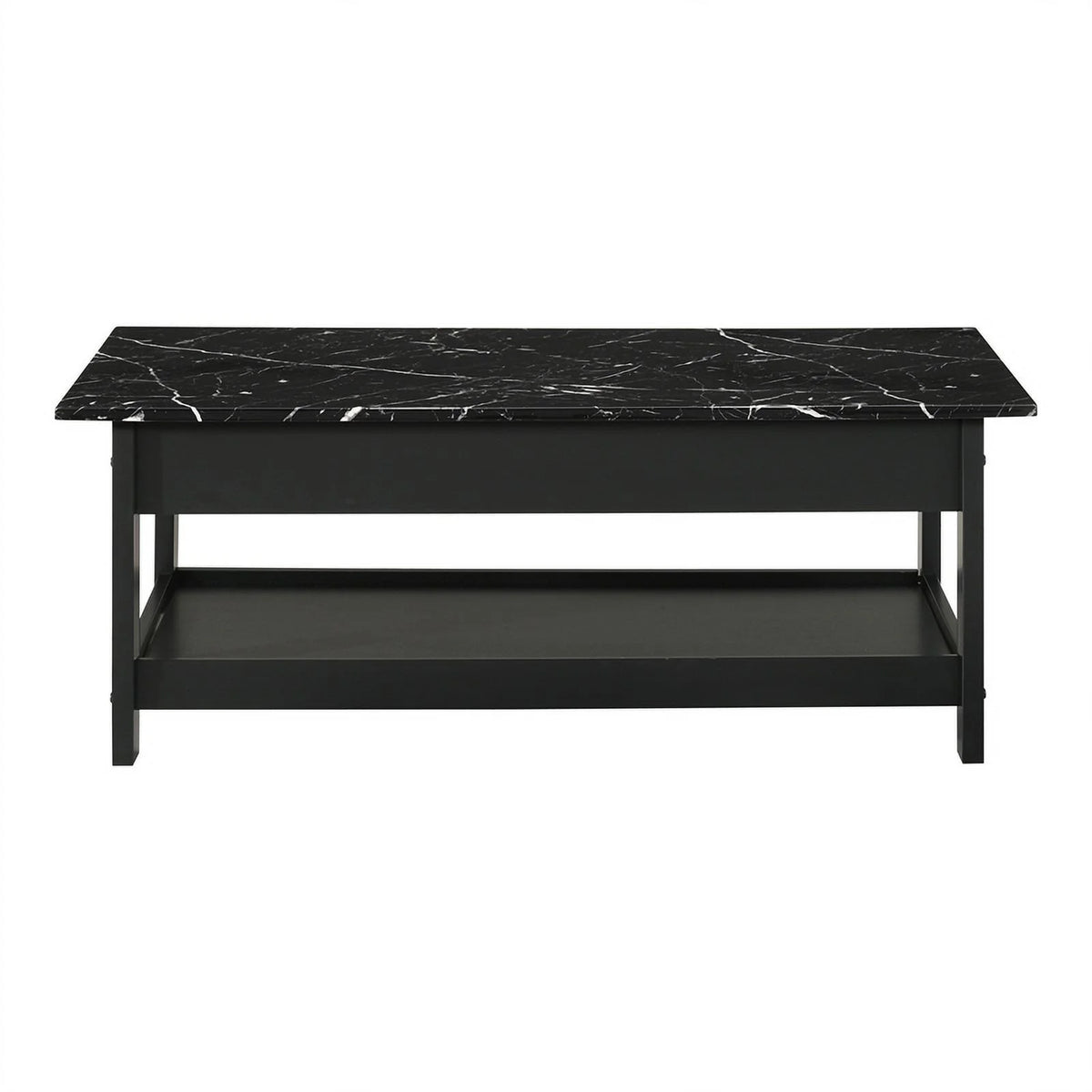 Black Wood 3-Piece Coffee Table Set H44773