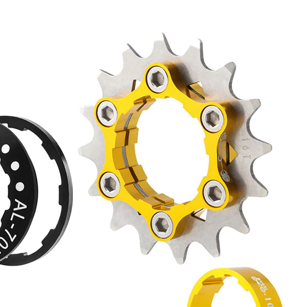 16T Single Cog Set Aluminum Alloy Freewheel Gear for Mountain Bike Hubs BMX M533
