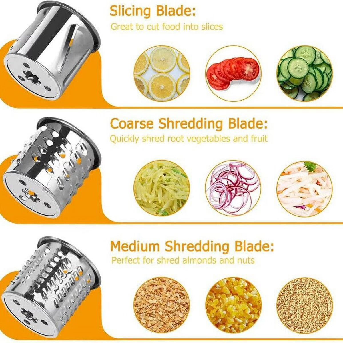 Vegetable Slicer Shredder Attachment for KitchenAid E5194