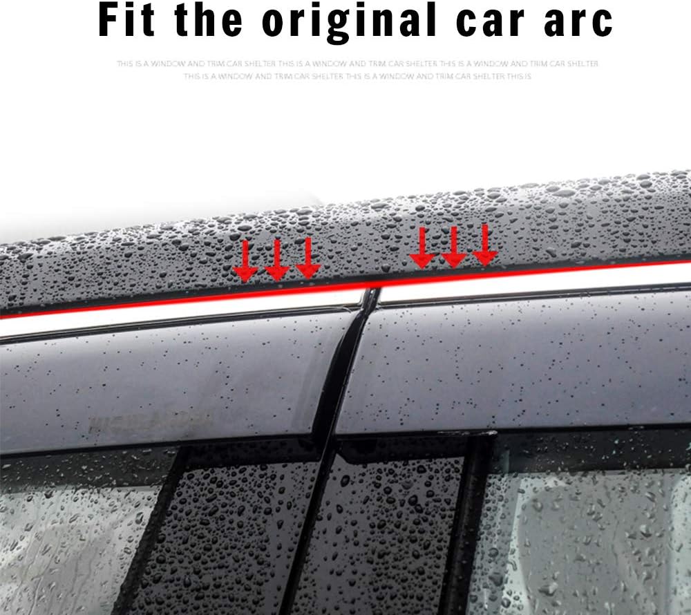 Smoke Window Deflectors for Chevrolet TRAX 2014-2018 I5451