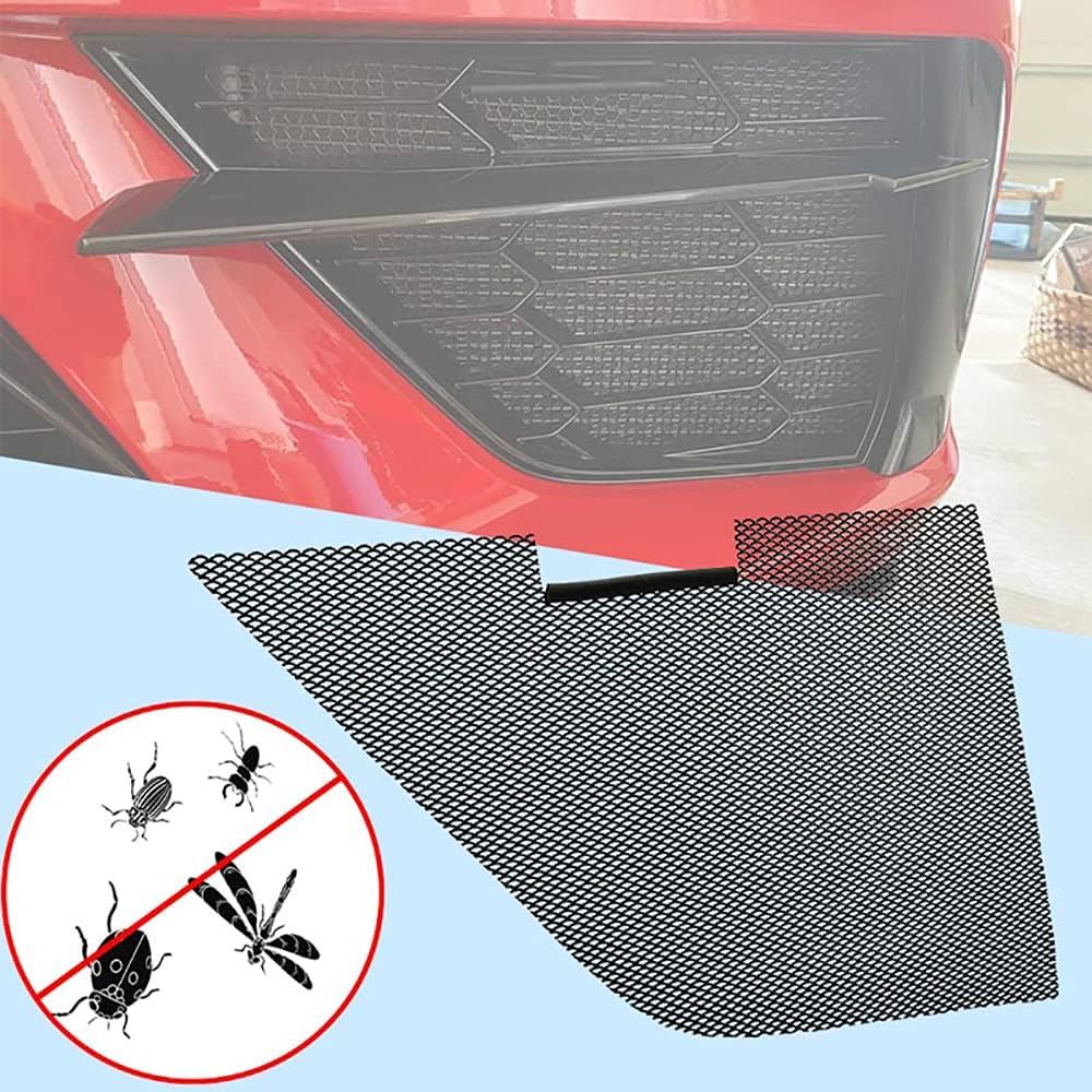 2Pcs Aluminum Car Grille Mesh Set V933