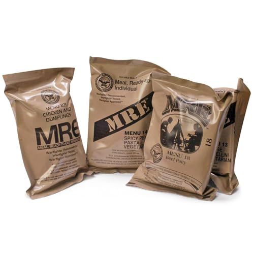 Pack of 4 MRE Emergency Food Rations J56954