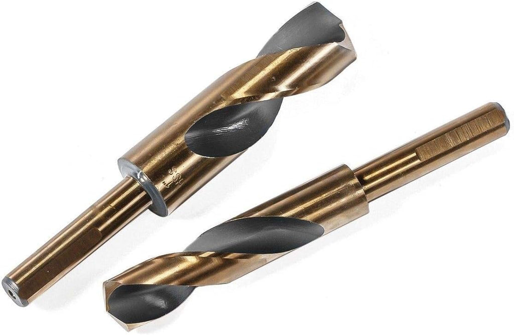8-Piece High Speed Steel Drill Bit Set 1/2 Shank With Case P618627