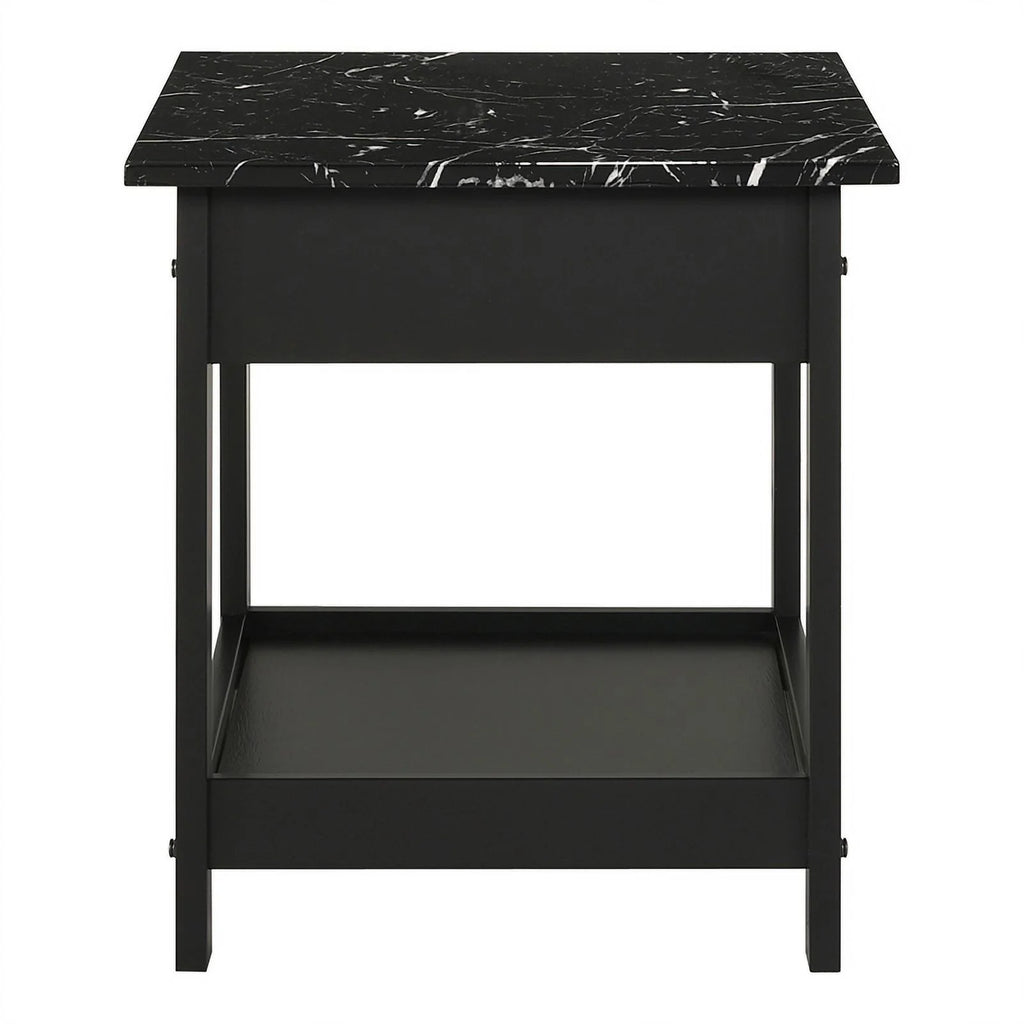 Black Wood 3-Piece Coffee Table Set H44773