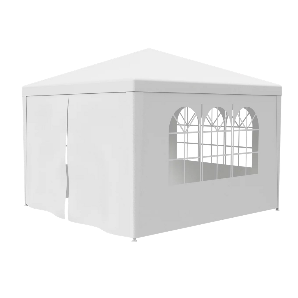 10 x 10 ft White Canopy Tent M24296