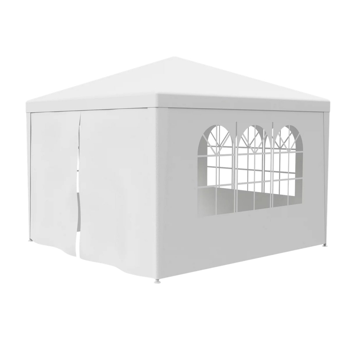 10 x 10 ft White Canopy Tent M24296