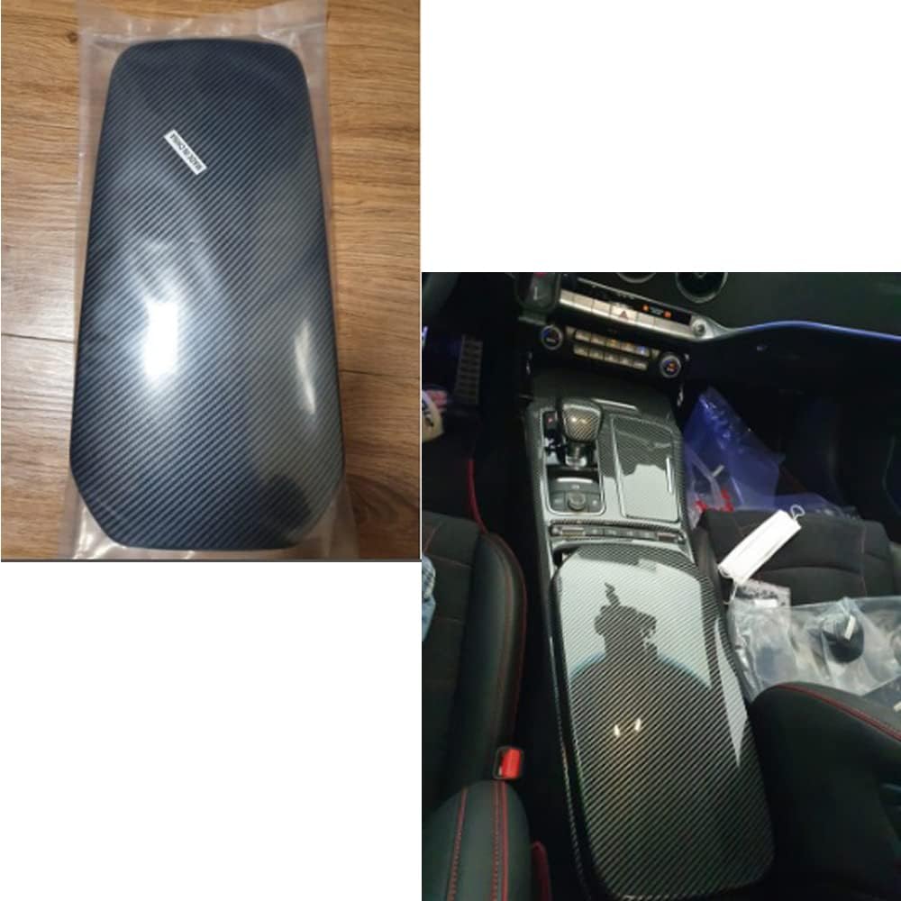 Carbon Fiber Armrest Panel Cover Trim Pack of 2 U98583